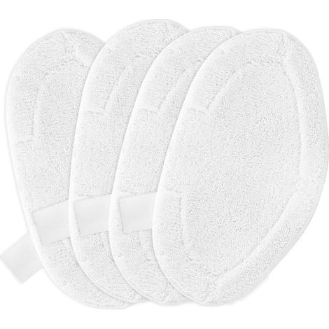 Juego de 4 almohadillas de repuesto para mopa, compatibles con el accesorio Polti Vaporetto. Mopas de repuesto lavables compatibles con el cepillo Vaporforce PAEU0332, SV440. (1/5)