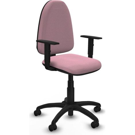 Piqueras y Crespo Silla de Oficina Moderna Rosa Vivo