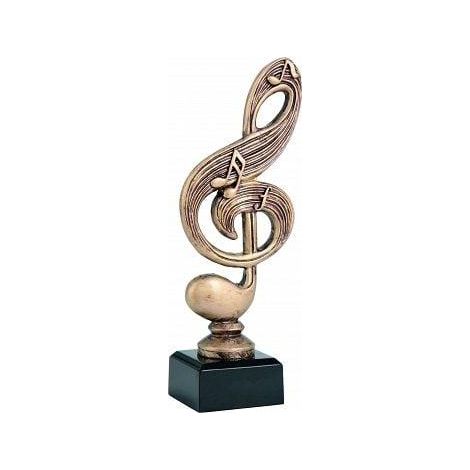 Victoria Figurine musicale en fonte 22,5 cm élégante