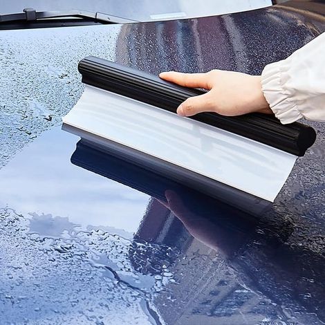 Tergivetro in silicone da 25 cm, lama tergicristallo ad asciugatura rapida con impugnatura antiscivolo, tergivetro multiuso per vetri auto (1/5)