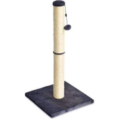 Katzenkratzbaum, Größe M – 40,01 x 40,01 x 80,01 cm, Grau, Mittel