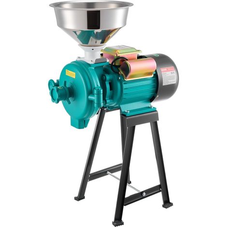 Moulin à grains électrique, 50 kg/h, broyeur à épices commercial 2200W, en fonte, avec pieds antidérapants, pour grains secs, épices, céréales, café, maïs et poivre. (1/5)