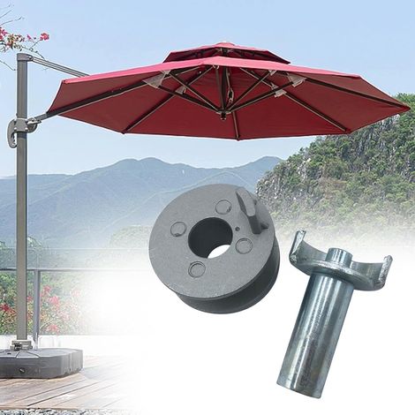2-piece patio parasol accessory set, including a winder and a crank.High quality, excellent performance, the ideal choice for families. (1/5)