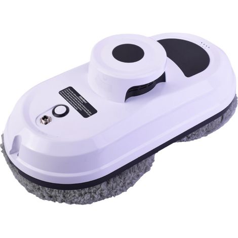 Robot nettoyeur de vitres électrique 5600 Pa avec télécommande et système de détection des bords, nettoyeur automatique de fenêtres pour fenêtres intérieures et extérieures