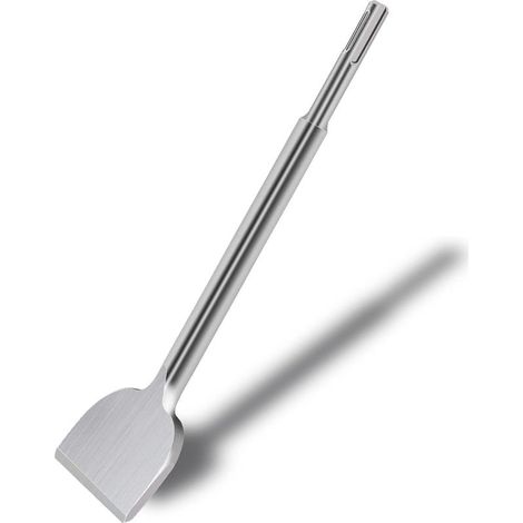 GROOFOO Burin Carrelage SDS Plus, Burin [Φ17mmx280x75 mm] Courbure à 35°, Burin Plat Carrelage, Burin à Carrelage Professionnel pour Tous Les Marteaux à Percussion SDS Plus et Marteau électrique (1/5)