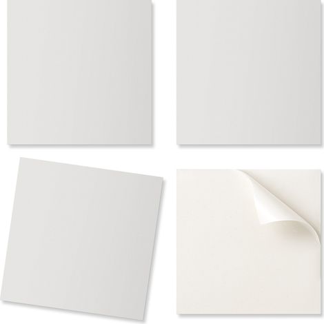Paquete de baldosas de vinilo estampadas - Decoraci贸n de dormitorio Gris 20x20x20 cm