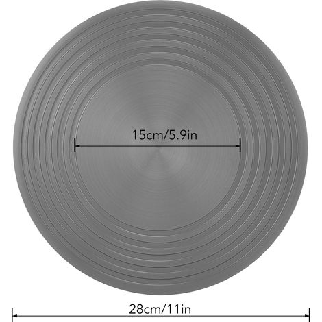 Ortviai Diffuseur de Chaleur Anti-dérapant pour Plaque de Cuisinière à Gaz – Plaque en Alliage d’Aluminium de 28 cm avec Levier (1/4)
