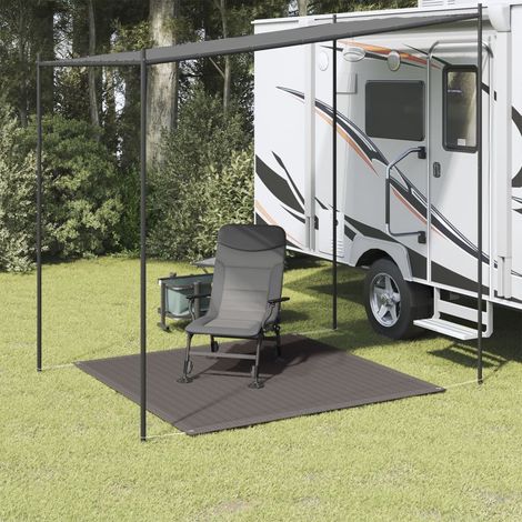 Tapis de tente,Tapis extérieur,Tapis de jardin 200x200 cm Anthracite CFW569011 (1/5)