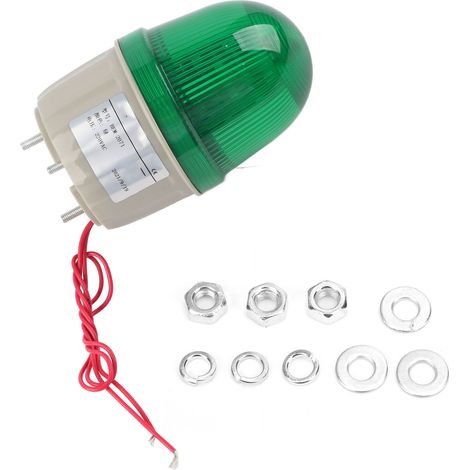 Voyant d'avertissement BERM BEM-2071 à LED clignotant rotatif pour la surveillance des tensions verticales 220 V CA (1/5)