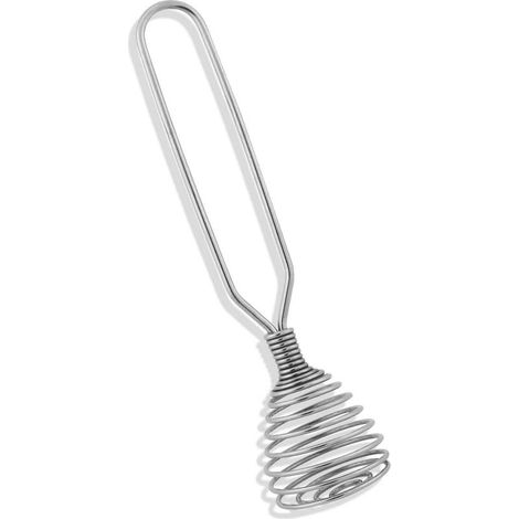 Edelstahl-Schneebesen mit Feder – 23 cm – Zum Mischen, Schlagen und Vermengen von Flüssigkeiten – Für die Küche – 1 Stück (1/5)