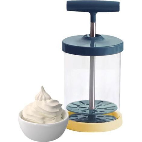 Machine À Chantilly Manuelle Mousseur À Crème Manuel Pour Crème Fouettée Fraîche, Desserts Et Café Ustensile De Cuisine En Plastique Ou En Acier Inoxydable Pour Des Résultats Crémeux Sans É
