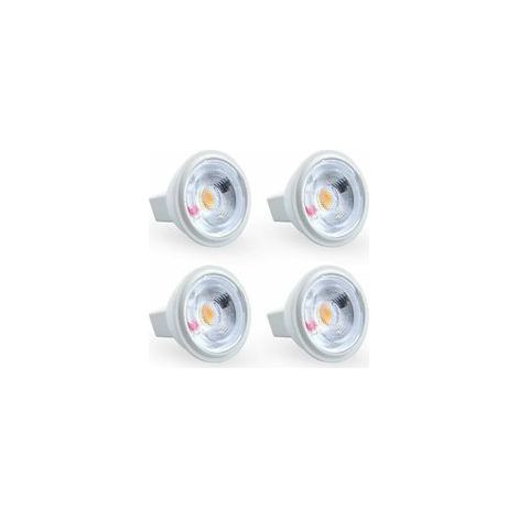 Ampoule LED MR11 GU4 3W Blanc chaud 3000K AC/DC 12V Équivalent à une ampoule halogène 35W Idéal pour la maison, le bureau, les m (1/5)