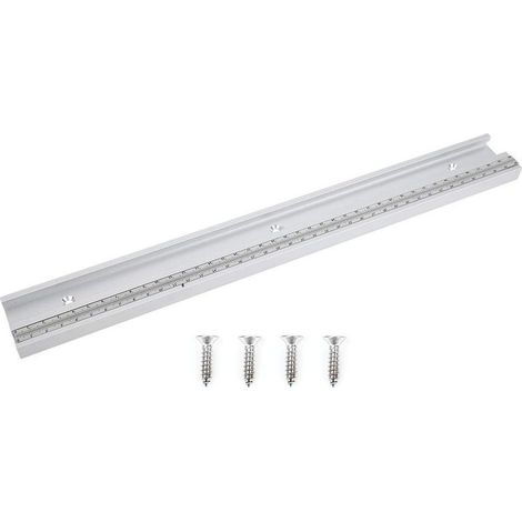 Rainure T 400mm – alliage aluminium – échelle – mitre slider – table routeur / gabarits (1/5)