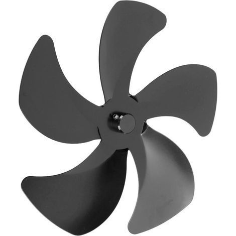 Pala per ventilatore da camino, resistente, migliora la circolazione dell'aria calda, facile installazione, pala per ventilatore da camino a 5 pale per accessori per ventilatori (1/5)