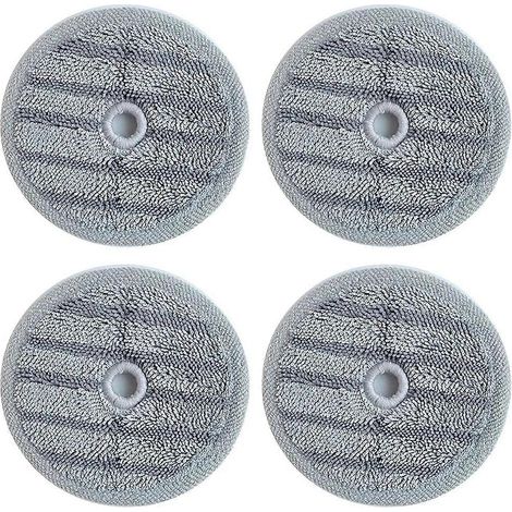 Accessoire pour aspirateur-balai vapeur A9 : lingettes de rechange en microfibre pour balai électrique, lot de 4. (1/5)