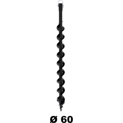 Mèche semi-professionnelle Ø 60 mm – Longueur 80 cm – Pointe conique pour pénétration facile – Évacuation optimale de la terre – Suricut (1/4)