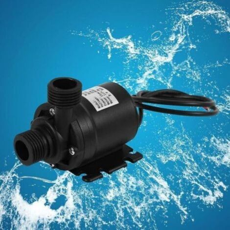 800l/h 22w G 1/2 '' Dc 24v Pompe À Eau Submersible Pour Fontaines Aquarium Étang Piscine Étang (1/3)