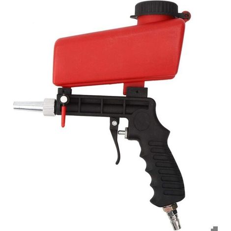 Sableuse pneumatique portable en aluminium léger – Débit max élevé – Pour ateliers et chantiers – Buse en acier galvanisé (1/5)