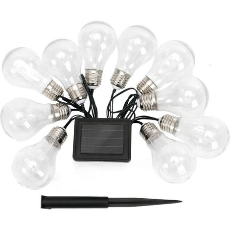 Guirlande solaire 3,8 m 10 LED 3000K IP44 Zuma Line (1/3)