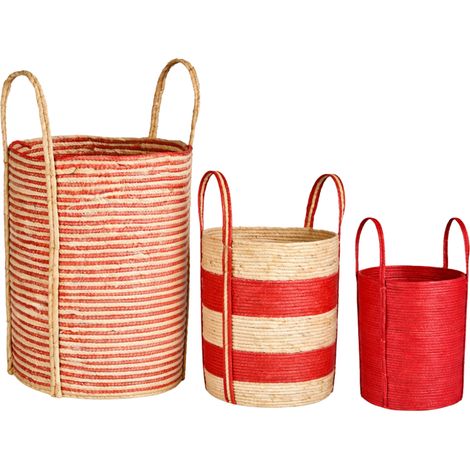 Mica Decorations Bac à plantes Rouge H42xl35xL35cm (1/5)