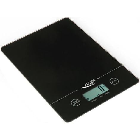 Balance De Cuisine - Électronique - Précision 1 G - Capacité 5 Kg - Noir - Unité (1/5)