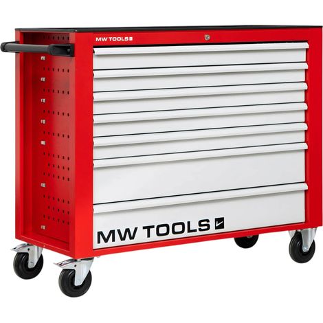 Mw Tools – Servante d'atelier roulante 7 tiroirs 1135 mm – Verrouillage intégré – Roues Ø125 mm – Charge max 40 kg – GW307 (1/5)
