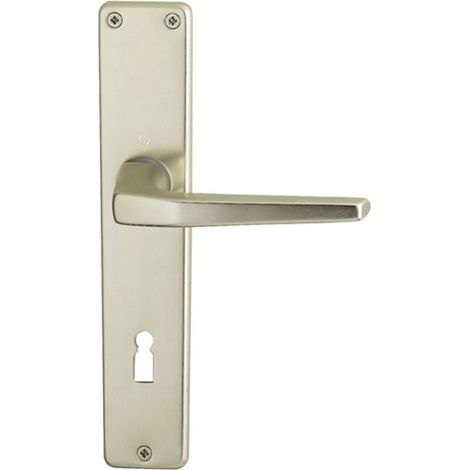 HOPPE  par  de  manillas  para  puerta  Frankfurt  117L  aluminio  F2  sin  rosetas  VK  8mm  -  507603 (1/3)