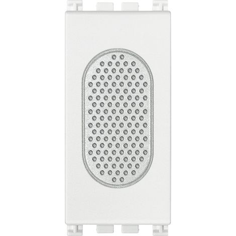 Suoneria ronzatore 12V 50-60Hz vimar arkè bianco 19370.SR.B (1/2)