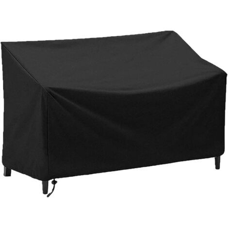 Housse de banc de patio, housse imperméable pour causeuse/canapé/meuble d'extérieur, 224 x 83 x 84 (1/5)