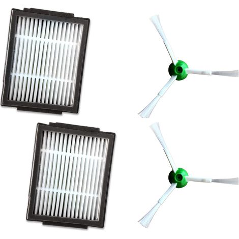 Kit d'accessoires de rechange pour Roomba série Ii7 E5 E6 Filtre, brosse principale et brosse latérale Personnalisable (1/5)