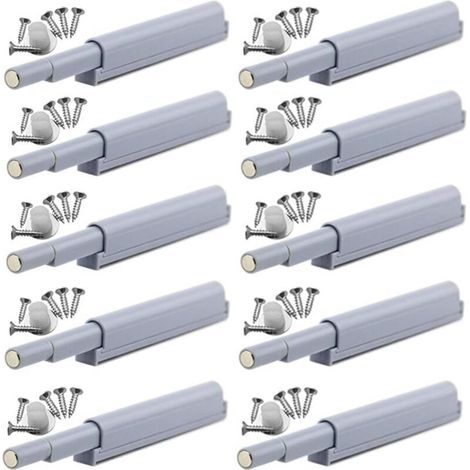 Appuyez pour ouvrir magnétique loquets Fermetures magnétiques push-open ouvre et ferme la porte avec une simple pression (10 pièces) (1/5)