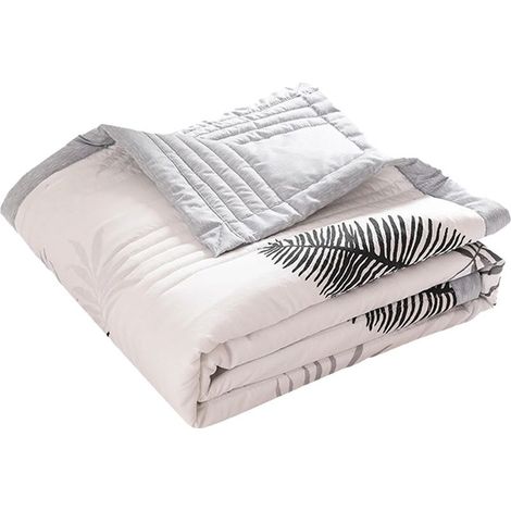 Cover-bed lightweight, cover-bed been soft in microfiber, cover-bed to patterns floraux of style modern for all the seasons 150 x 200 cm