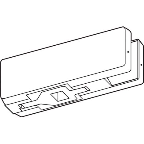 Accesorio Vidrio Tesa Brazo Infer.Centrado Inox (1/4)