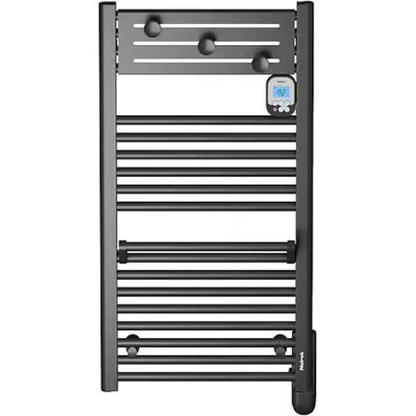 Radiateurs sèche-serviettes à inertie fluide NOIROT Actibain 1500W  Noir (1/2)