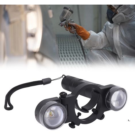 Lampe pour pistolet à peinture 4,2 V, éclairage d'appoint dédié pour pistolet à peinture USB, outil de pulvérisation pneumatique pour peinture automobile (1/5)