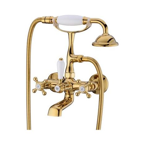 Retro-Zweigriff-Wandarmatur KINGDOM GOLD