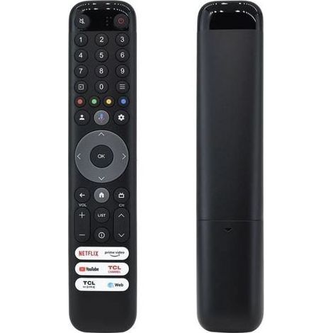 Télécommande vocale pour TCL QLED Smart Google TV, RC833, GUB1, 50, 55, 65, 75C645, P745, C745, C845, 43LC645 Label