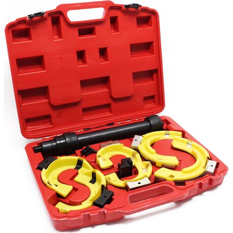Set universale tenditore molla sospensioni Mc Pherson Set per montaggio e smontaggio ammortizzatori (1/5)