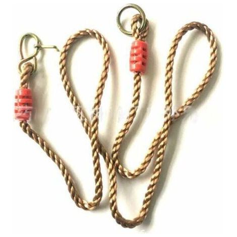 QORVA-Corde de balançoire réglable, corde robuste suspendue à un arbre de 1,8 m, idéale pour les chaises de balançoire hamac (1/5)