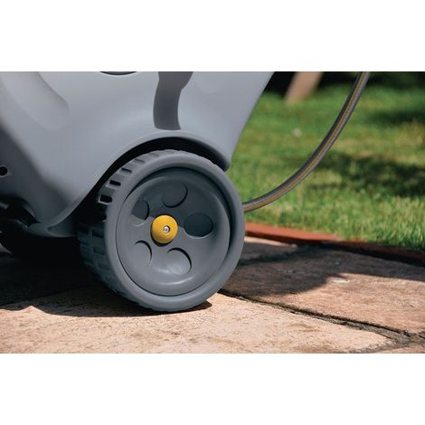 Hozelock – Chariot à tuyau arrosage Fast Cart – Enrouleur avec système Easy Rewind – Raccord 16 mm (5/8 pouces) – Stable et facile à transporter