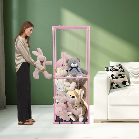 Plush Toy Storage Holder Kids Room Stuffed Animal Holder Plush Toy Organizer (1/5)