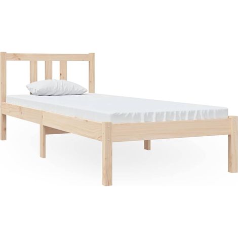 Maison Exclusive - Massivholzbett ohne Matratze 75x190 cm (1/5)