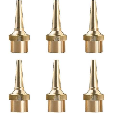 6 Pcs Nozzle Head G1/2 Dn15 Adjustable Direction Jet Water Spray Sprinkler Head For Garden Pond Amu (1/5)