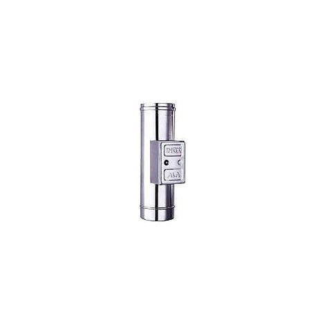 ALA TUBO INOX 25x50 CON SPORTELLO ISPEZIONE IN ACCIAIO INOX AISI 316L FINITURA LUCIDA colore Acciaio (1/2)