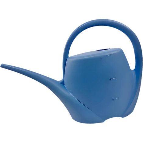Arrosoir de 3 litres avec Poignée Confortable et Verseur, Fabriqué en Polyéthylène, pour Arroser Les Plantes de Jardin, Les Bonsaïs, Les Plan, Bleu (1/5)