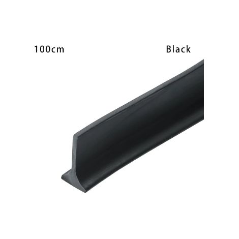 Bande d’étanchéité anti-fuite 100 cm noir, joint de retenue d’eau salle de bain (1/3)