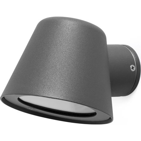 Gina Lampada Da Parete Grigio 1L Gu10 Marca Faro