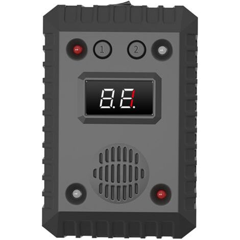 Répulsif pour animaux sous le capot de voiture, dispositif de dissuasion pour rongeurs et rats avec lumière stroboscopique LED, alarme sonore pour coffre, camping-car, entrepôt intérieur (1/5)