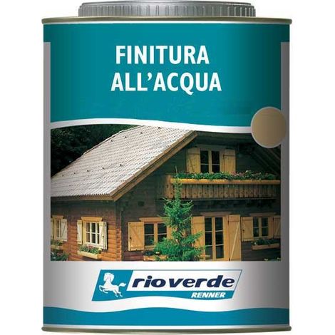 Finitura all'acqua per legno 750 ml. RF1420 ROVERE-CIPRESSO RIO VERDE RENNER (1/4)