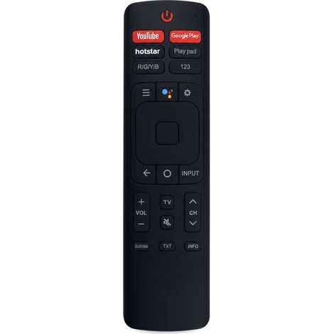 Telecomando TV a infrarossi compatibile con VU e Hisense ERF3L69V, senza comando vocale, senza configurazione (1/5)